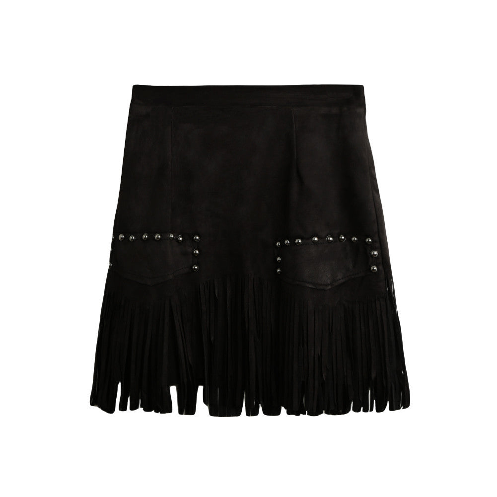 vintage-skirts-womens-sexy-rivet-suede-leather-skirt-tassel-zipper-elegant-a-line-mini-skirt-faldas-mujer BBL
