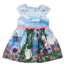 girls-princess-tutu-dress-2-6y-rabbit-print-one-picee-kids-sleeveless-dresses-sundress BBL