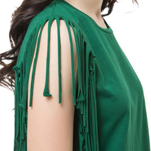 women-t-shirt-tassel-fringing-round-neck-sleeveless-tops-solid-regular-fit-casual-tee-shirt-women-green BBL