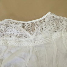 Ladies Lace Top Shirts Women Chiffon Loose Blouse White Casual Shirt Women Clothes Blusas Feminino M0429