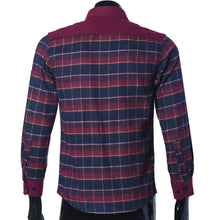 Men'S Plaid Shirts Luxury Slim Long Sleeve Formal Business Fashion Dress Warm Shirts Homme Tee Shirts