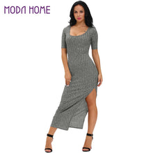 sexy-women-ribbed-long-dress-scoop-neck-high-thigh-split-short-sleeve-bodycon-maxi-dress-club-wear-grey-vestiti BBL