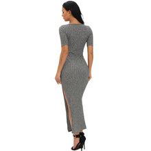 sexy-women-ribbed-long-dress-scoop-neck-high-thigh-split-short-sleeve-bodycon-maxi-dress-club-wear-grey-vestiti BBL