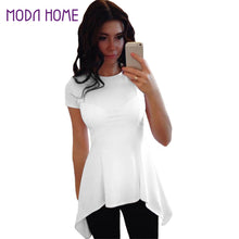 short-sleeve-women-t-shirt-tee-shirt-loose-irregular-hem-women-tops-plus-size-t-shirt-camisetas-mujer-white-blusa BBL