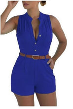 Women Bodysuit Rompers Womens Jumpsuit Sexy Shorts Bodycon Sleeveless Jumpsuits With Belt Combinaison Femme Combiner
