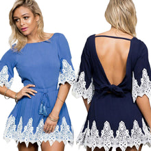 women-dress-floral-lace-splice-o-neck-half-sleeve-sexy-dress-self-tie-belt-backless-party-dresses-blue-dark-blue BBL