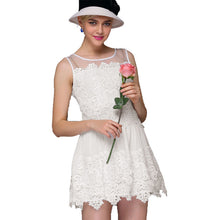 women-lace-dress-crochet-patchwork-mesh-o-neck-evening-party-dresses-sleeveless-slim-mini-office-dress-vestidos BBL