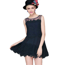 women-lace-dress-crochet-patchwork-mesh-o-neck-evening-party-dresses-sleeveless-slim-mini-office-dress-vestidos BBL