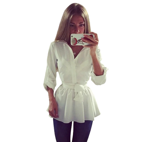 womens-blouse-ladies-white-elegant-sexy-v-neck-blouses-long-sleeve-office-shirt-blusas-femininas-plus-size BBL