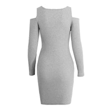dress-new-fashion-grey-off-shoulder-long-sleeve-slim-fitting-knitted-sweater-dress-sexy-o-neck-party-dress-vestidos BBL