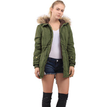 women-faux-fur-parka-quilted-fleece-lining-hoodie-drawstring-waist-hem-pockets-warm-outwear-black-abrigos-mujer BBL