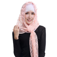 women-lace-muslim-hijab-islamic-outside-the-phi-cap-flower-beads-turban-headscarf-sheer-arab-headscarf-foulard-femme BBL
