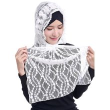 women-lace-muslim-hijab-islamic-outside-the-phi-cap-flower-beads-turban-headscarf-sheer-arab-headscarf-foulard-femme BBL