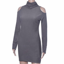 Women Dress Fashion Bodycon Strapless Long Sleeve Package Hip Dress Sexy Club Evening Party Dress