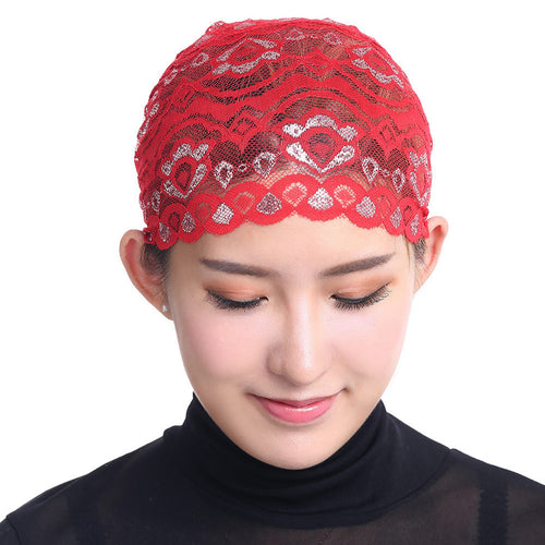 women-fashion-lace-inner-hijab-cap-muslim-turban-stretchy-shinning-islamic-bonnet-outside-underscarf-islamic-head-cover BBL