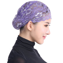 women-fashion-lace-inner-hijab-cap-muslim-turban-stretchy-shinning-islamic-bonnet-outside-underscarf-islamic-head-cover BBL