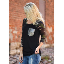 Women O Neck Camouflage Printed Loose Long Sleeve T-shirt Ladies Casual Tops Blusas Femininas Plus Size S-XL