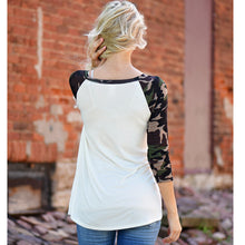 Women O Neck Camouflage Printed Loose Long Sleeve T-shirt Ladies Casual Tops Blusas Femininas Plus Size S-XL