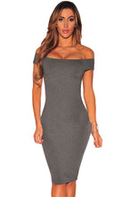 women-off-the-shoulder-dress-runway-charcoal-crisscross-back-short-sleeve-slim-bodycon-dress-sexy-club-vestidos BBL