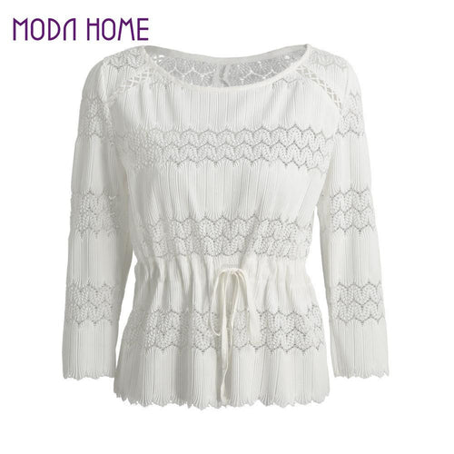 women-sexy-backless-hollow-out-blouse-ladies-white-long-sleeve-tops-scalloped-hem-cuff-blusas-femininas BBL