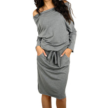 women-sexy-dress-slash-neck-off-shoulder-long-sleeve-dress-with-belt-bandage-dress-loose-casual-club-dress BBL