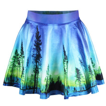women-short-high-waist-skirt-3d-print-floral-flared-pleated-mini-skirts-le2 BBL