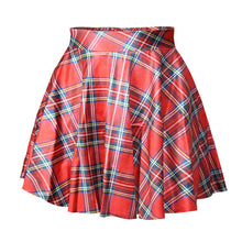 women-short-high-waist-skirt-3d-print-floral-flared-pleated-mini-skirts-le2 BBL