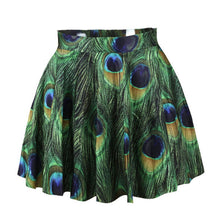 women-short-high-waist-skirt-3d-print-floral-flared-pleated-mini-skirts-le2 BBL