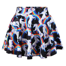 women-short-high-waist-skirt-3d-print-floral-flared-pleated-mini-skirts-le2 BBL