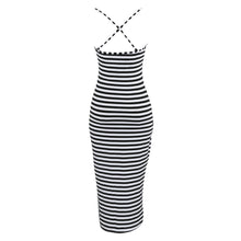 women-dress-o-neck-bodycon-dress-stripe-pattern-open-back-side-split-beach-dress-sexy-midi-party-dresses-vestidos BBL