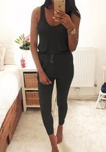 Women Sleeveless Bodycon Playsuit Black Grey Bandage Jumpsuits Overalls Casual Bodysuits Femininos GV182