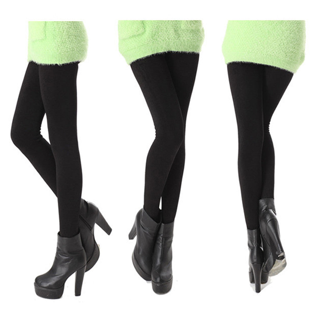 women-warm-spandex-leggings-solid-thick-velvet-leggin-high-elastic-skinny-bodycon-workout-pants-candycolor-jeggings BBL