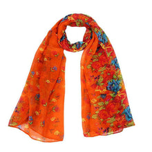 wonderful flower long soft scarfs wrap shawl for elegant women han edition scarf scarves shawls