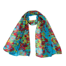 wonderful flower long soft scarfs wrap shawl for elegant women han edition scarf scarves shawls