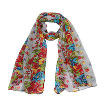 wonderful flower long soft scarfs wrap shawl for elegant women han edition scarf scarves shawls