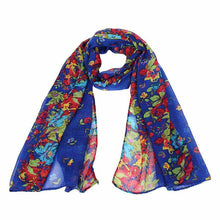 wonderful flower long soft scarfs wrap shawl for elegant women han edition scarf scarves shawls