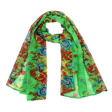 wonderful flower long soft scarfs wrap shawl for elegant women han edition scarf scarves shawls