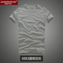men's short-sleeved cotton T-shirt men bottoming shirt solid color Casual O-Neck Tops & Tees