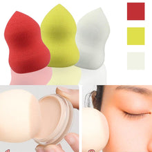 2pc Foundation Sponge Blender Blending Facial Makeup Gourd-Shaped Three-Dimensional Cosmetic Puff Flawless Beauty Powder Puff