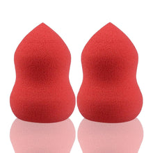 2pc Foundation Sponge Blender Blending Facial Makeup Gourd-Shaped Three-Dimensional Cosmetic Puff Flawless Beauty Powder Puff