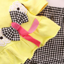 2pcss-kids-baby-girl-minnie-clothes-sets-pullover-bow-tops-plaids-checks-pants-outfits-set-wholebaby-boutique-clothing BBL
