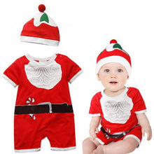 2pcss-baby-boys-girls-xmas-santa-claus-clothing-set-short-sleeve-romper-jumpsuit-hat-outfit-clothes-sets-christmas-gifts BBL
