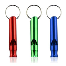 3pc Mix Aluminum Emergency Survival Interior Design Whistle Keychain For Camping Hiking Outdoor Sport Bicycle Cycling Gift