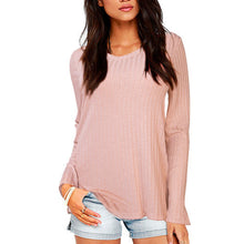 4 Colors Women Sexy Loose Sweaters Casual Knitted Top Bottoming Shirts Long Sleeve V-neck Side Split Knitwear M0601