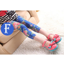 5-12years-baby-kids-stretch-skinny-leggings-pants-printed-floral-girls-trousers BBL