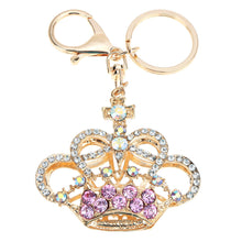5color-hollow-out-rhinestone-keychain-cute-crown-pendant-car-key-ring-couple-key-chain-jewelry BBL