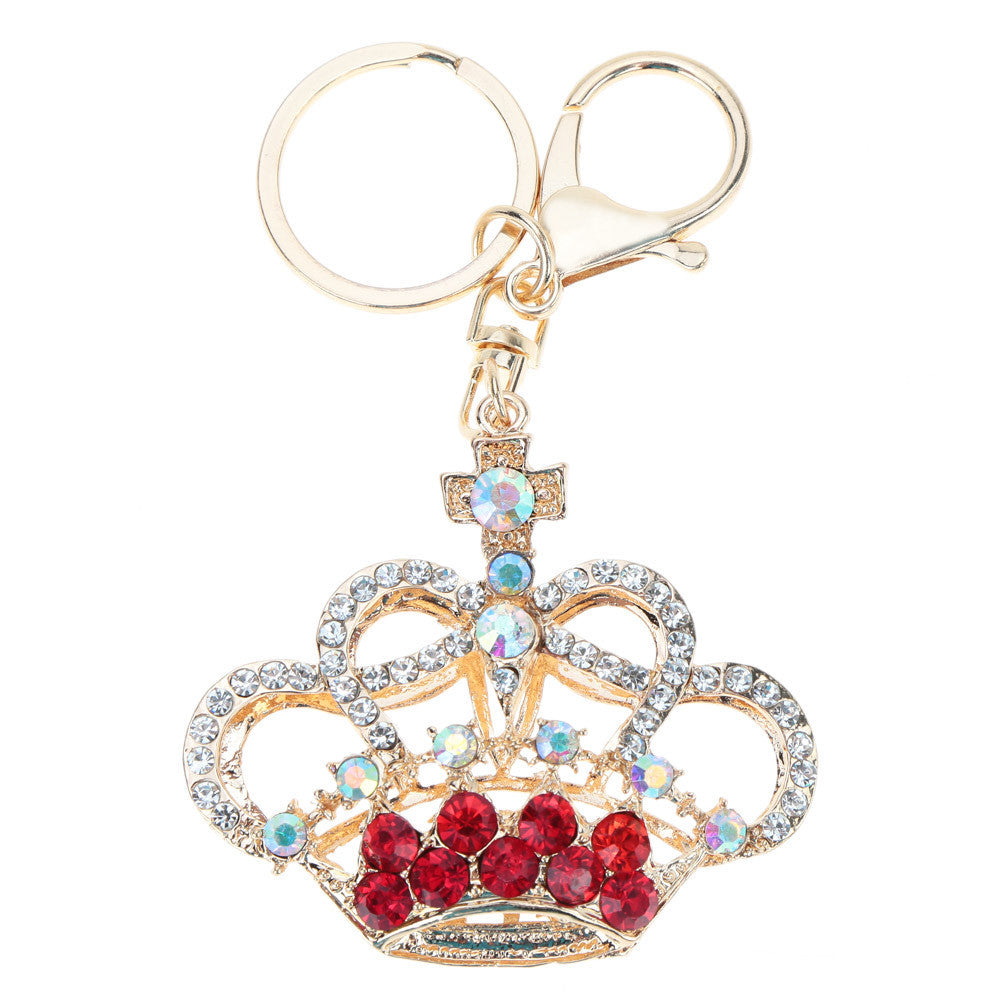 5color-hollow-out-rhinestone-keychain-cute-crown-pendant-car-key-ring-couple-key-chain-jewelry BBL