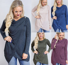 5 Colors Women Sweaters Sexy Casual Long Sleeved Outwear Irregular Cardigans Single Button Knitwear Sweater GV396