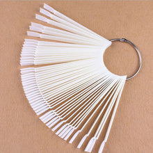 50-pieces-false-display-nail-art-fan-wheel-polish-practice-tip-sticks-design-decor-set-new BBL