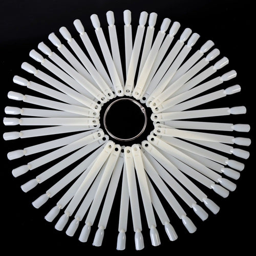 50-pieces-false-display-nail-art-fan-wheel-polish-practice-tip-sticks-design-decor-set-new BBL